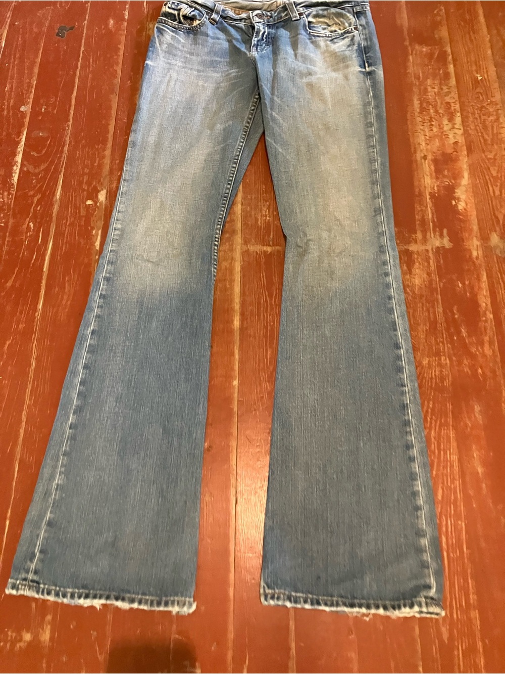 Classic Light Blue Flare Jeans - Women's